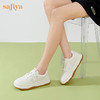 Safiya/索菲娅2023春夏新品潮流撞色休闲百搭松糕厚底星星小白板鞋SF31112437 商品缩略图11