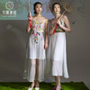 C-千年情话—梁祝草桥结拜皓色吊带连衣裙2S40068 商品缩略图4
