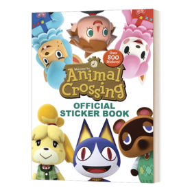 英文原版 Animal Crossing Official Stick Book 动物森友会官方贴纸书 英文版 进口英语原版书籍