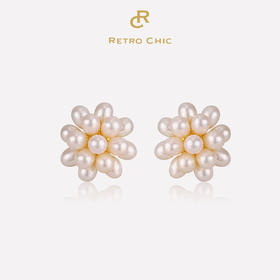 【演员-张予曦同款】Luxuriant Flowers繁花系列 | 心花简约耳钉