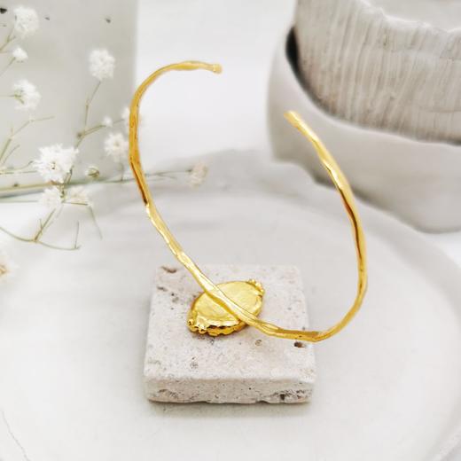 订购8周｜Elise Tsikis-Giali-金色 贝母 手镯［美国设计师］ 商品图4