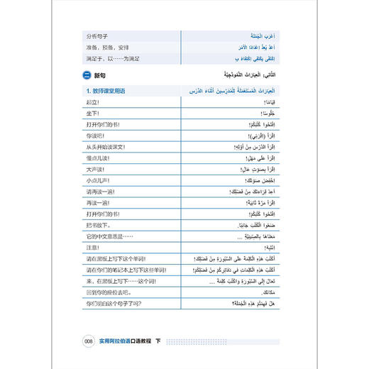 实用阿拉伯语口语教程（上册）（下册） 商品图9