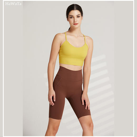 《建议选大一码》哈瓦塔高密经典人字背心BRA（含胸垫） 商品图7