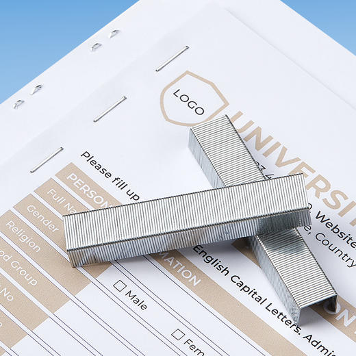 齐心 B3055 厚层订书钉(23/10)70页 1000枚/盒 商品图4