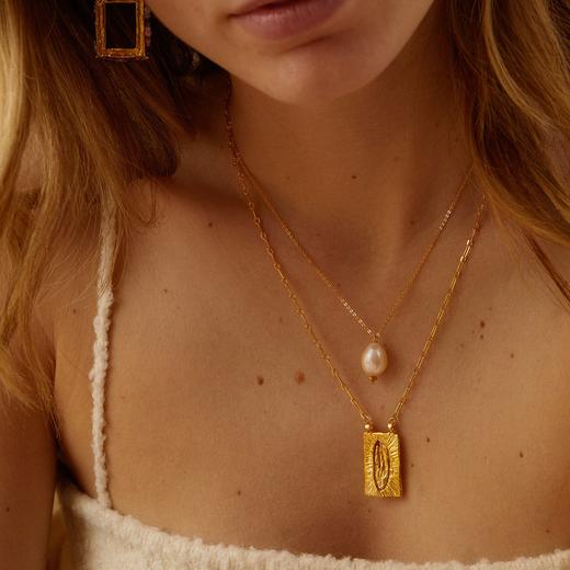 订购8周｜Elise Tsikis-IONIA-金色 镂空 项链［美国设计师］ 商品图1