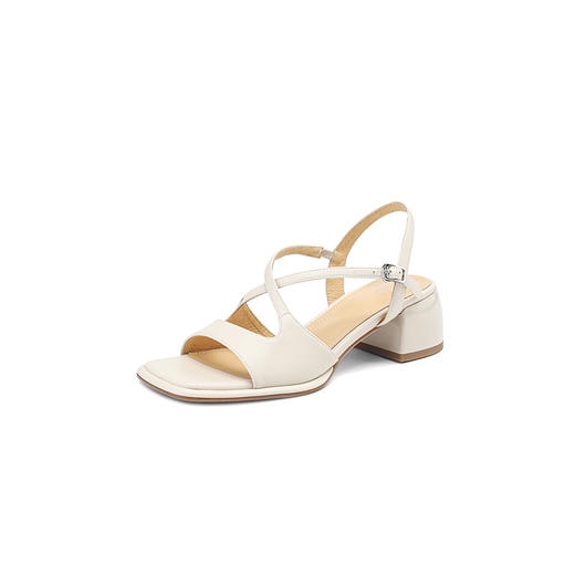 简约百搭，纯色粗跟凉鞋HB-Z541 商品图11