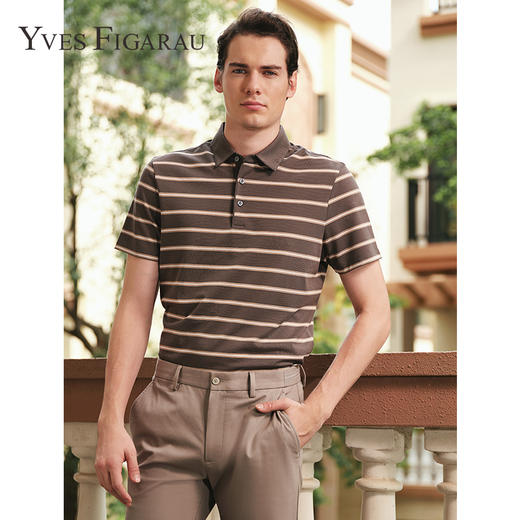 YvesFigarau伊夫·费嘉罗休闲短袖T恤950825 商品图0