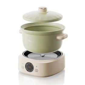 小熊（Bear）多用能锅 电火锅 电煮锅家用3L原矿砂锅 智能预约定时炖汤锅 煲汤锅 煮粥锅 炖肉锅 进口锂辉石锅身 DSG-D30S1