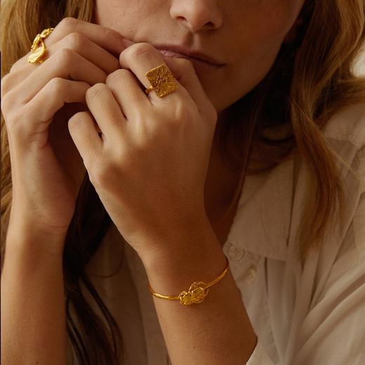 订购8周｜Elise Tsikis-Elidas-甲虫 金色 手镯［美国设计师］ 商品图5