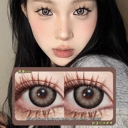 SUGARPLUM年抛·黑金拿破仑·14.5mm(着色参考14.0mm) 0-1000度(无525/575) 韩产进口·(建议佩戴6-8个月左右更换) 商品图0