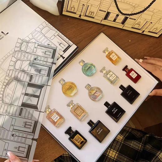 香奈儿Q版香水小样全家福12件套礼盒 商品图2