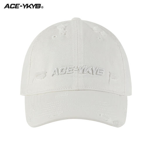 YKYB 磨破刺绣字母棒球帽 商品图1