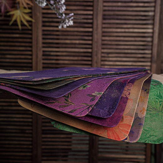 真丝香云纱茶席50*23 单面设计 商品图0