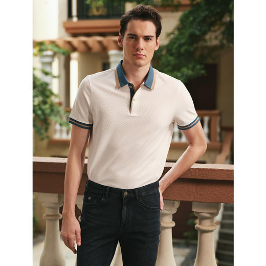 YvesFigarau伊夫·费嘉罗休闲短袖T恤950812 商品图1