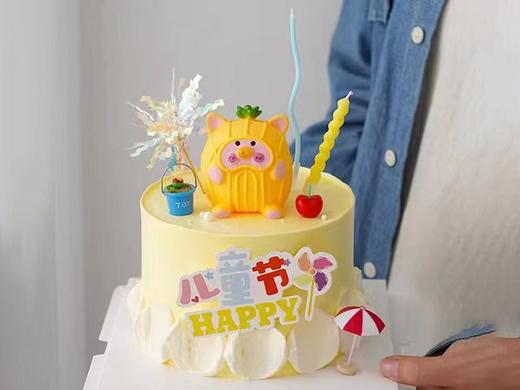菠萝猪猪-儿童蛋糕 商品图0