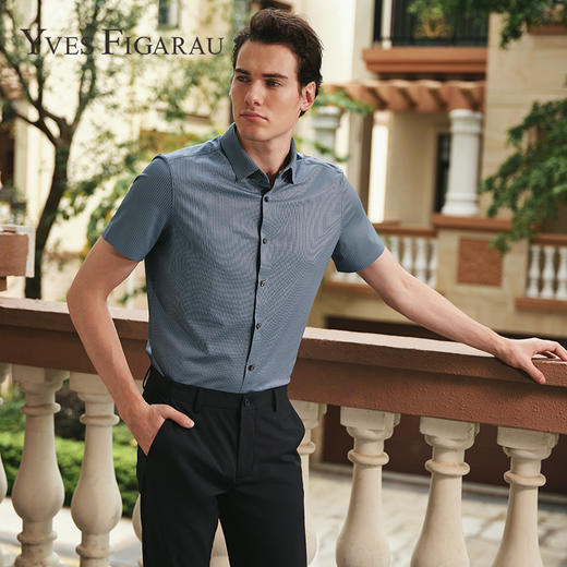 YvesFigarau伊夫·费嘉罗休闲短袖衬衫952407 商品图0