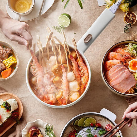 小熊（Bear）电煮锅电热锅蒸煮一体多功能锅宿舍小电锅 DRG-E15F2 商品图4