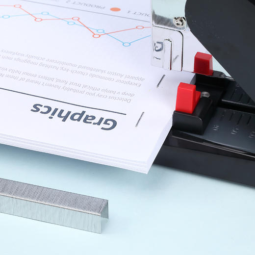 齐心 B3059 厚层订书钉(23/13)100页 1000枚/盒 商品图3