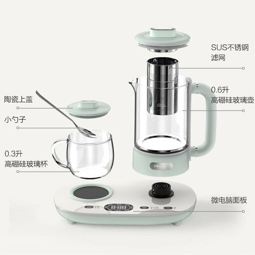 小熊（Bear） 养生壶组合套装0.3L养生杯恒温杯 多功能迷你煮茶器办公室家用花茶壶煮茶壶烧水壶煮水壶 泡煮暖饮三合一 YSH-C06N1 商品图5