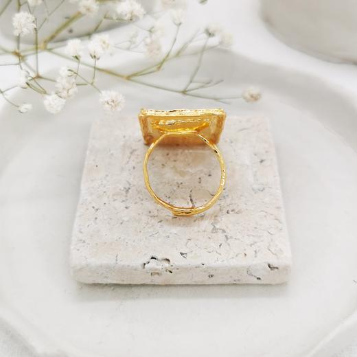 订购8周｜Elise Tsikis-Volissos-YAYA 刻字 金色 戒指［美国设计师］ 商品图4