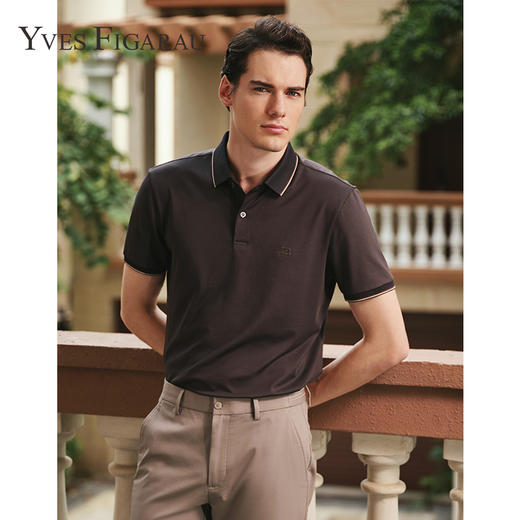 YvesFigarau伊夫·费嘉罗休闲短袖T恤950876 商品图0
