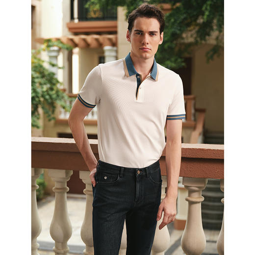 YvesFigarau伊夫·费嘉罗休闲短袖T恤950812 商品图2