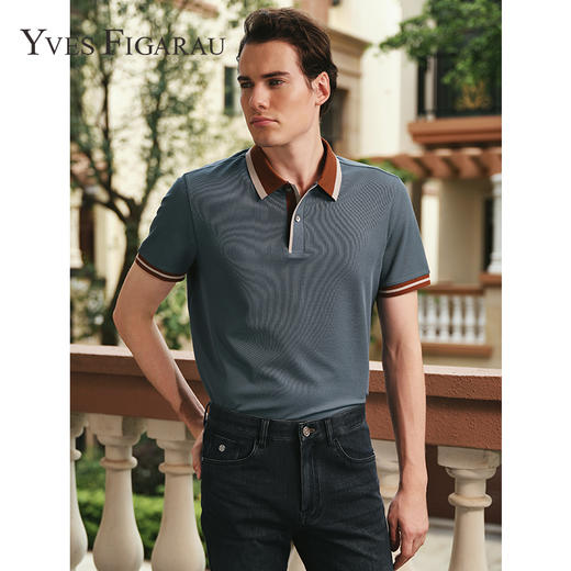 YvesFigarau伊夫·费嘉罗休闲短袖T恤950811 商品图0