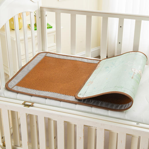 【日用百货】-婴儿床冰丝席子宝宝透气吸汗夏季草席 商品图1