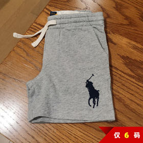 夏季款  POLO Ralph Lauren 男童马标纯棉抽绳五分短裤