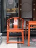 红桥红  家具严选  缅甸花梨（大果紫檀）【88马蹄腿带束腰休闲桌 配圈椅三件套】 商品缩略图1