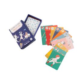 法国 Moulin Roty 假日系列「开心大家庭」益智纸牌游戏, 每个展示盒包装10件