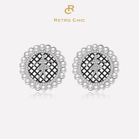 Royal Ballet皇家芭蕾系列｜黑色芭蕾蕾丝耳钉