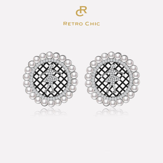 Royal Ballet皇家芭蕾系列｜黑色芭蕾蕾丝耳钉 商品图0