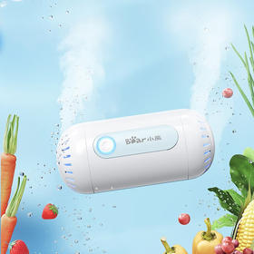 小熊（Bear） 果蔬清洗机 洗菜机蔬菜净化食物双头净化器杀菌灭菌机 灭菌99.9%