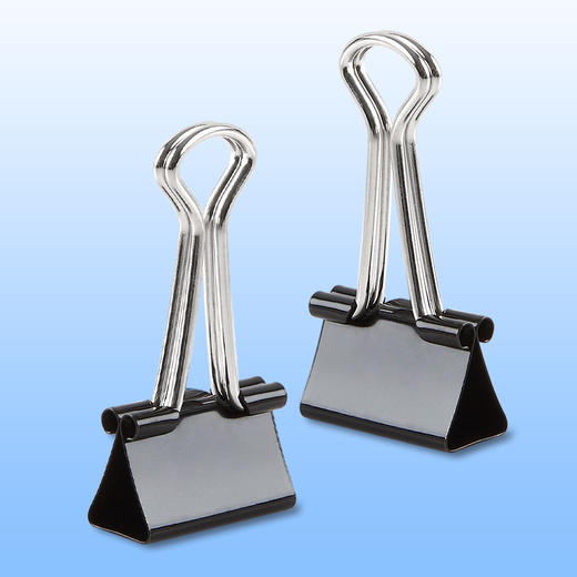 齐心黑色长尾夹B3629  5号19mm 商品图4