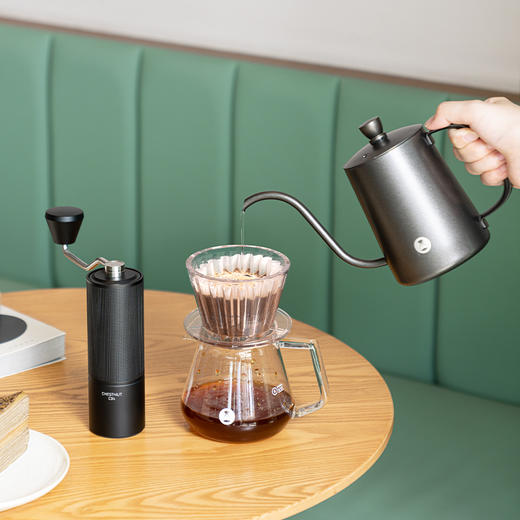 泰摩栗子C3S手冲咖啡壶礼盒 手摇磨豆机 B75滤杯分享壶鱼三手冲壶 商品图0