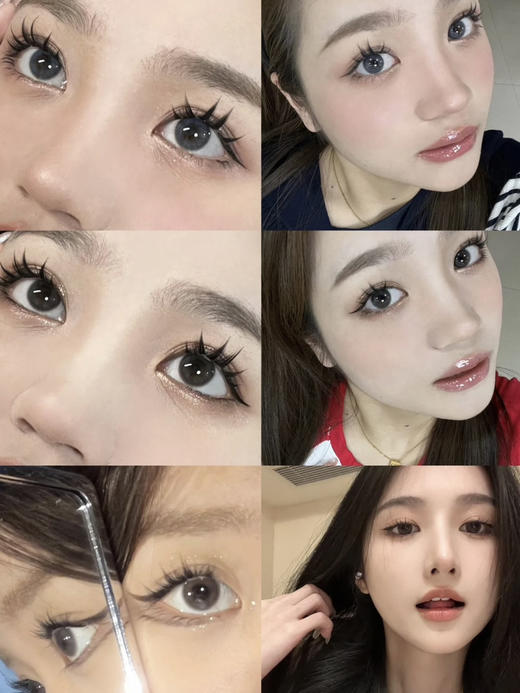 Aromi·年抛 水泡泡系列 太爱这种朦胧感啦！奶呼呼的好清澈；染色13.3的心机款/备注双眼度数 商品图4