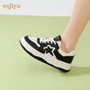 Safiya/索菲娅2023春夏新品潮流撞色休闲百搭松糕厚底星星小白板鞋SF31112437 商品缩略图9