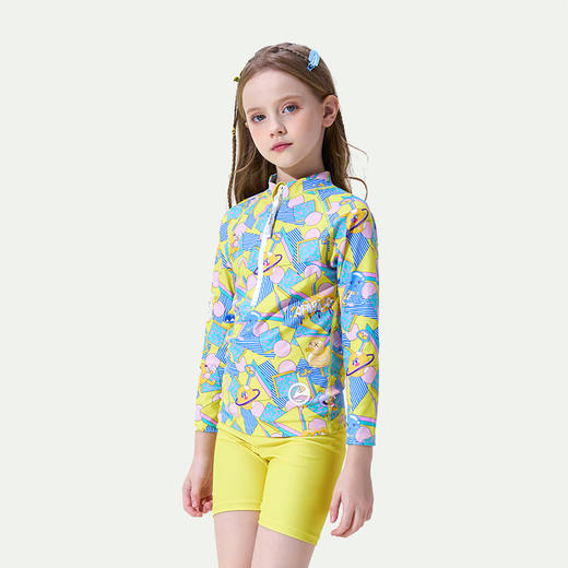 oribigo连体款/分体款长袖短裤 儿童泳衣 商品图7