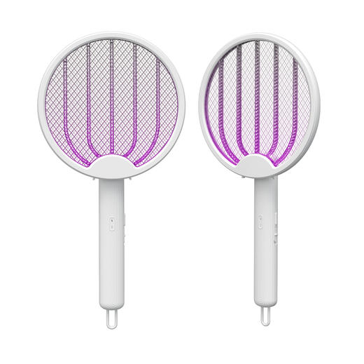 【四合一电蚊拍！捕蚊更轻松】家用折叠壁挂式灭蚊拍，加大加密网面，捕蚊效率更高，内置大容量锂电池，持久续航，夜间自动灭蚊，USB手持捕蚊拍，桌面立式诱蚊灯 商品图4