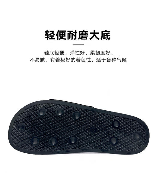 国潮配色男士拖鞋室内室外两用 柔软防滑不臭脚 商品图3