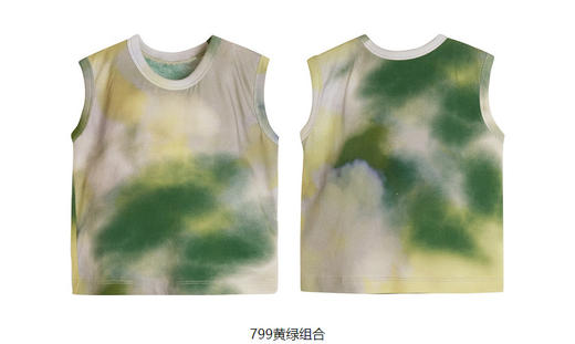 jnby  23年夏款  扎染工艺背心  YN6011700 商品图11