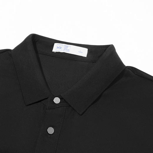 【断码清仓】HX 夏季翻领短袖T恤Y102320183101POLO杉 商品图7