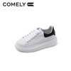 康莉KKF3A528板鞋女厚底新款拼接小白鞋舒适百搭运动休闲鞋 商品缩略图3