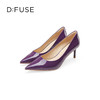DFuse迪芙斯秋季新款漆皮尖头细跟高跟鞋OL职业单鞋DF33111114 商品缩略图5