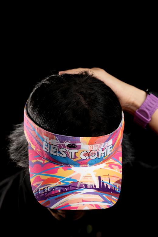 严素空顶帽3.2 魔术贴可调头围硬帽檐空顶帽健身跑步徒步严素态度 商品图7