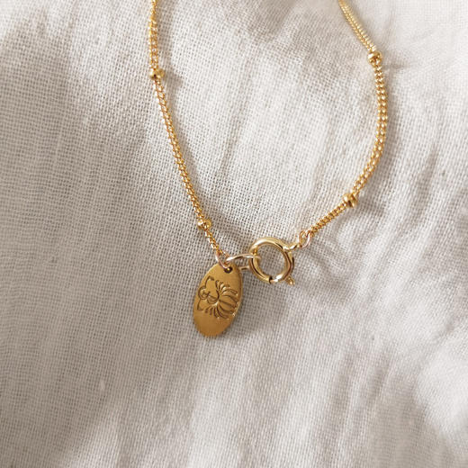 订购8周｜Elise Tsikis-Klerios-甲虫 金色 项链［美国设计师］ 商品图3