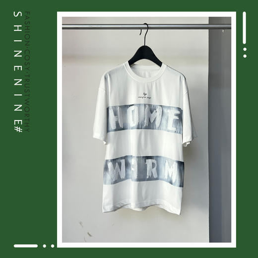 321112755拼接字母短袖T恤 商品图0