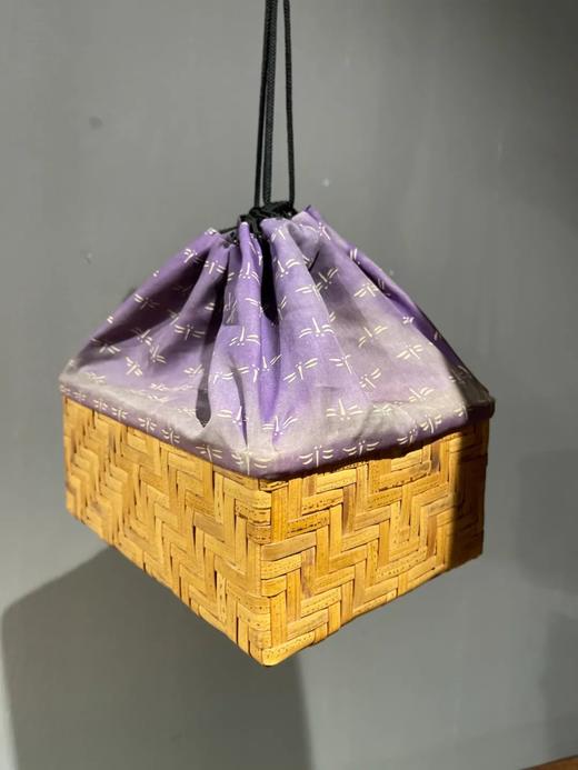 竹编织锦茶具收纳箱，顺丰包邮 商品图3