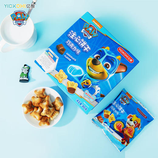 亿智小狗汪汪队注心饼干巧克力味80g 商品图2